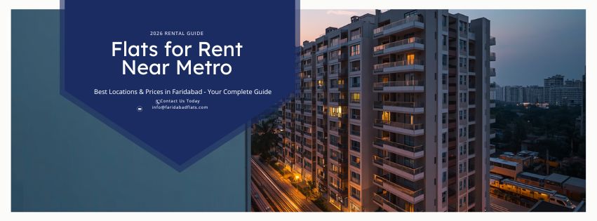 Flats for Rent Near Metro in Faridabad 2026 Best Locations Prices
